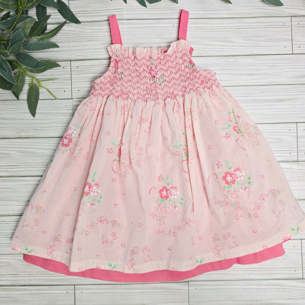 First Impressions Pink Floral Dress